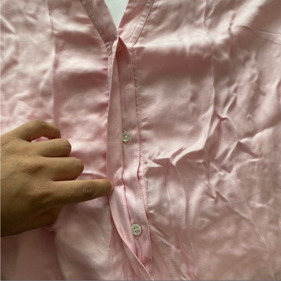 NWT Sandro Paris Britany Tie Open Back Pink Top - Picture 10 of 13